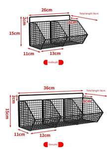 Estante <span class=keywords><strong>de</strong></span> almacenamiento <span class=keywords><strong>de</strong></span> ajo y jengibre <span class=keywords><strong>de</strong></span> cocina <span class=keywords><strong>de</strong></span> gran <span class=keywords><strong>venta</strong></span> transfronteriza al por mayor WS07, cesta <span class=keywords><strong>de</strong></span> condimentos montada en la pared - Product Image 2