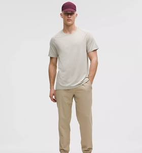 กางเกงวิ่งขาตรงสำหรับผู้ชายกางเกงผ้าฝ้าย100% กางเกงวิ่งขายาวพอดีตัวสไตล์ใหม่ล่าสุด - Product Image 6