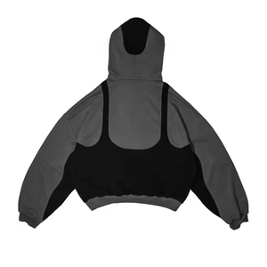 Sweats à capuche unisexe pour hommes Streetwear Acid Wash Hoodie Plain Heavy weight Cotton Material Blank Casual Breathable Men's Hoodies - Product Image 2