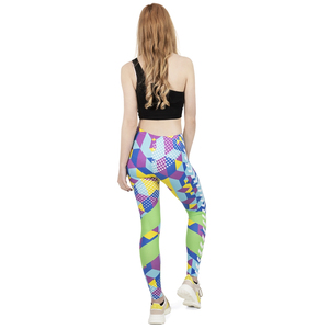 Offres Spéciales mode femmes Leggings rayures impression chats Fitness Legging taille haute Stretch femme pantalon - Product Image 6