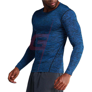 Camiseta de compresión de secado rápido para hombre, ropa interior de manga corta transpirable de verano para gimnasio, correr, ropa de entrenamiento fresca - Product Image 5
