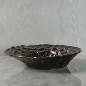 Assiette de service en porcelaine Yayu 1320 degrés, usage commercial, vaisselle unique, irrégulière, blanche unie, pour desserts et plats. - Product Image 4