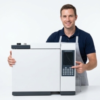 Chromatographe en phase gazeuse à double détecteur TCD FID YX-9100C, écran 7 pouces, interface bilingue, analyseur de gaz de charbon à teneur constante pour laboratoire