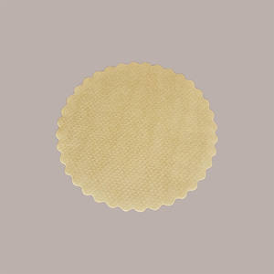 500 piezas de 21cm de diámetro redondo a prueba de grasa en relieve de papel amarillo Sub-Fries Premium platos y cuencos de papel en relieve - Product Image 5