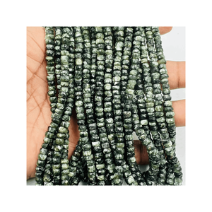 ลูกปัดเซราฟีไนต์ธรรมชาติสูงขนาด14นิ้ววัสดุทำเครื่องประดับพรีเมี่ยมขนาด4 5มม. สินค้าขายส่งจากโรงงาน - Product Image 1