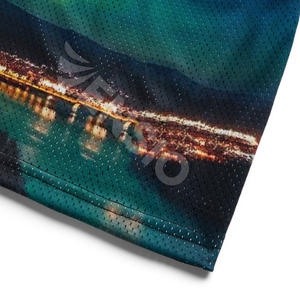 Manufacturer Custom 5 Inch Men Plain High Quality Blank Streetwear 100% Polyester breathable <b>Mesh</b> <b>Short</b> Pants With POCKETS - Product Image 2