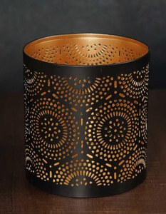 เชิงเทียนโลหะสีดำสำหรับตกแต่งบ้านดีไซน์ตามสั่งแกะสลักตกแต่งโต๊ะสำหรับงานเทศกาลคริสต์มาส - Product Image 5