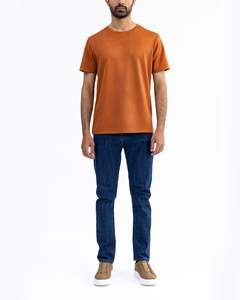 T-shirts pour hommes de haute qualité, faible MOQ OEM, personnalisés, 200g, 100% coton, respirants, écologiques, imprimés en sérigraphie, coupe classique - Product Image 1
