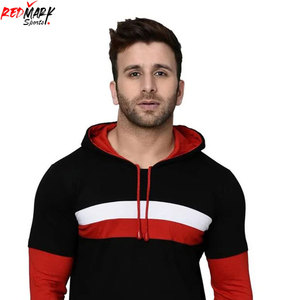 Sudaderas Casuales Premium para Hombre, Último Diseño, Algodón y Poliéster Sólidos, Impermeables, Resistentes al Viento, Transpirables, con Capucha, Cuello con Capucha, Otoño, Lisas - Product Image 6