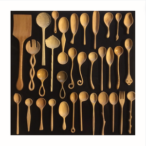 USTENSILES DE CUISINE STYLE VIETNAMIEN CUILLÈRE ET FOURCHETTE EN BOIS-CUILLÈRE JETABLE EN BOIS D'ACACIA DE HAUTE QUALITÉ PRIX BAS TOP VENTE - Product Image 2
