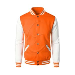 Veste coupe-vent Varsity Baseball pour homme Vestes Letterman respirantes en coton mélangé - Product Image 1