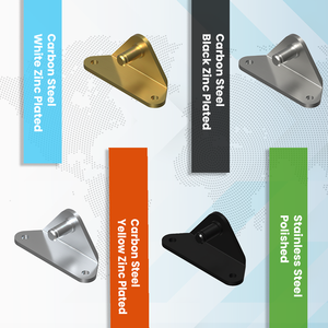 Soporte de Ojal Plegable ELI2101, Accesorio de Montaje de Ojal de 6 mm con Recubrimiento Interno de Zinc, Soporte Universal en Forma de L de 90 Grados para Amortiguador de Gas - Product Image 2