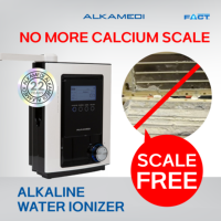 Machine ionisatrice d'eau ALKAMEDI AMS 2100, générateur d'eau hydrogénée anti-calcaire breveté. Recherche de distributeur. Fabriqué en Corée.