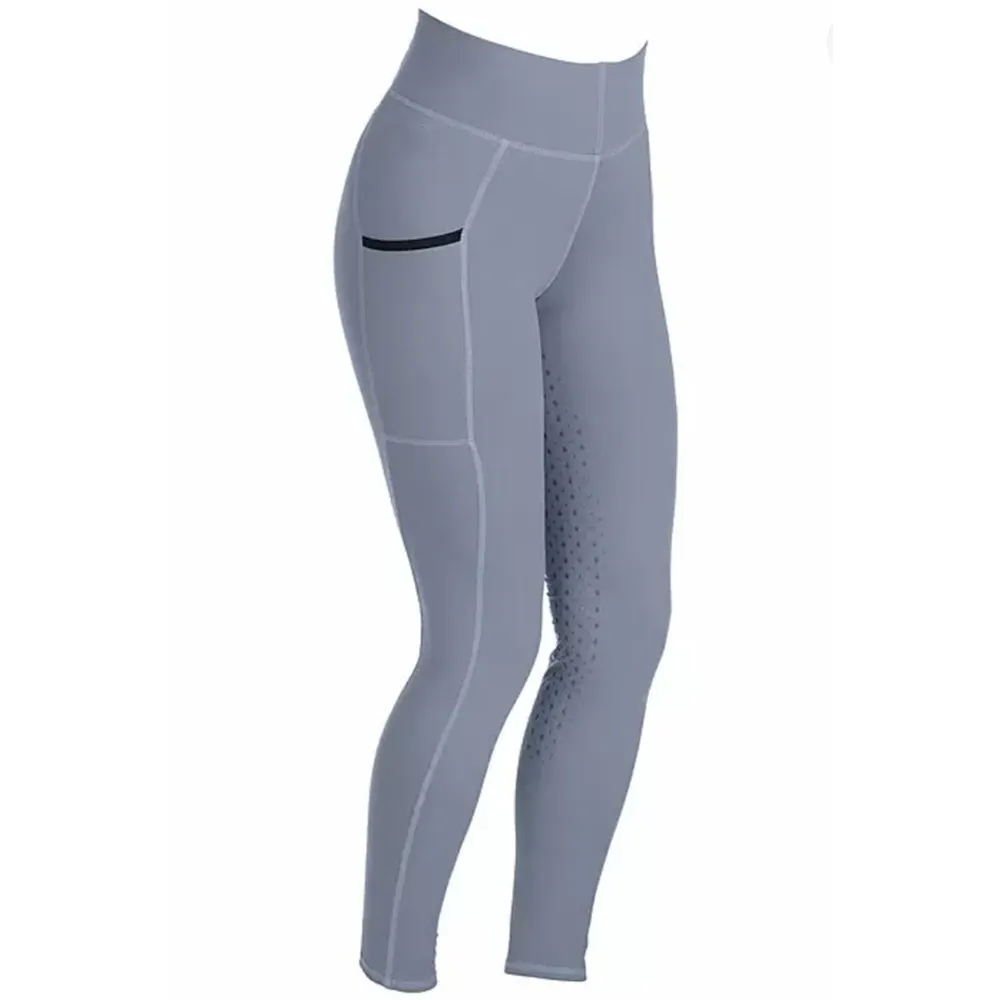 Horse women riding legging riding breeches equestrian riding tight with silicone grip phone pockets pants fabric spandex yoga