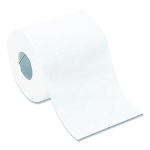 GEN GN800 2-Ply Soft and Strong Flushable Bath Tissue-White Bamboo Toilet <b>Paper</b> for Home Use 96 <b>Rolls</b>/Carton Septic Safe - Product Image 3