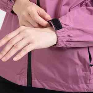 Chaqueta cortavientos elegante de lujo para mujer, chaqueta de abrigo de secado rápido repelente al agua de tendencia para mujer con logotipo personalizado - Product Image 5