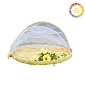 Exquisita Cesta Plana de Bambú Vietnamita para Limpieza de Granos, Diseño Decorativo y Funcional de Primera Calidad - Product Image 6