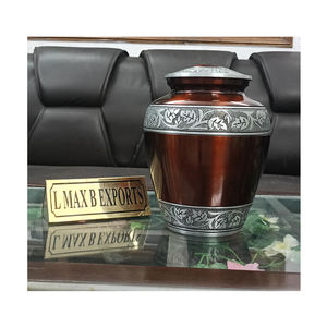 Urna de cremación para adultos de aluminio para mantener las cenizas conmemorativas a un precio razonable - Product Image 1