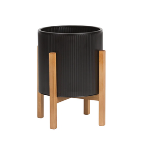 Jarrón de jardín ligero de fibra de vidrio FRP grande minimalista de gama alta, esculturas para exteriores, macetas decorativas para el hogar para uso en Hotel - Product Image 4