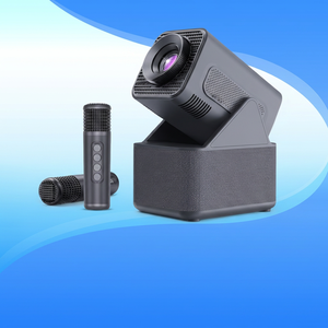 Projecteur LCD portable Android Smartbarry HT31 720P de qualité supérieure pour cinéma maison avec microphones et haut-parleur KTV - Product Image 5