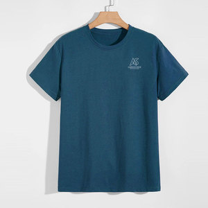 T-shirt décontracté pour homme 100% coton léger, écologique, séchage rapide pour un style confortable au quotidien - Product Image 1