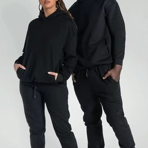 Comfortable fabric men tracksuit design with full zip jacket and matching pants ideal for sports gym workout jogging training - Product Image 1