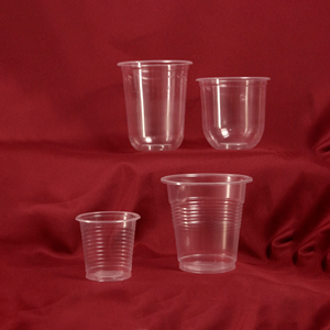Quang Quan Jetable 500ml-700ml Gobelets en Plastique Transparent Tasse PP à Paroi Unique pour Boissons Chaudes/Froides et Jus - Product Image 3