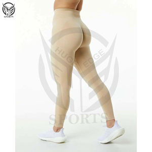 Ropa deportiva de alta calidad, leggings de yoga con corte en V, cintura alta, efecto push-up, control de abdomen para mujer - Product Image 2