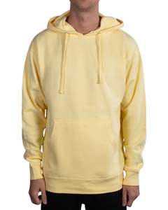 Sweat à capuche unisexe surdimensionné personnalisé en tissu éponge français pull-over de qualité supérieure de couleur unie sweat-shirt avec poche kangourou - Product Image 1