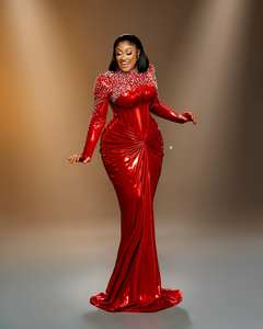 ผ้าโพกศีรษะโพลีเอสเตอร์สไตล์แอฟริกันแบบพอดีใส่สบายระบายอากาศได้ดีสำหรับสวมใส่ในบ้านและงานแต่งงานกลางแจ้ง - Product Image 2