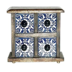Caja de joyería de Cofre del Tesoro artesanal de madera hecha a mano de alta calidad, producto superior decorativo para el hogar para artículos de regalo - Product Image 3