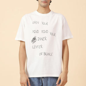 เสื้อยืดคอกลมผู้ชายคุณภาพสูง สวมใส่สบาย ผ้าฝ้าย 100% รับสกรีนลาย พิมพ์ลายได้ตามต้องการ ดีไซน์ไหล่ตก - Product Image 1