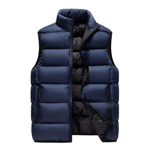 Vente en gros de manteaux de créateurs de mode pour hommes personnalisés, imperméables et souples pour l'extérieur, veste à bulles grande taille, support noir pour l'hiver - Product Image 4