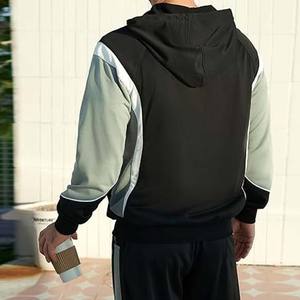 Survêtements pour hommes élégants et chauds 100% coton pour l'hiver avec col à capuche et motif solide pour la maternité Vêtements de tous les jours - Product Image 5