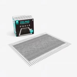 Vente en gros de tapis d'apprentissage de la propreté pour chiots, jetables, de haute qualité, écologiques, très absorbants, grand format, en charbon de bois noir - Product Image 1