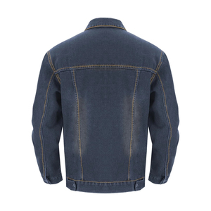 แจ็คเก็ตยีนส์ดีไซน์ใหม่สำหรับผู้ชาย แบบติดกระดุมด้านหน้า กันน้ำและระบายอากาศ สไตล์วินเทจ รับผลิตแบบ OEM - Product Image 2