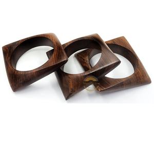 Bracelet en bois Sheesham bracelet en bois de forme ronde (AC 5471) meilleure qualité par Ayaans créations bracelet en bois - Product Image 2