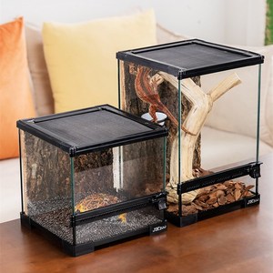 Terrario de Vidrio Apilable Profesional para Reptiles, Recinto para Anfibios para Reptiles Pequeños - Product Image 6