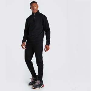 Conjunto Deportivo de Dos Piezas con Capucha para Hombre, Logotipo Personalizado, Ecológico, de Poliéster/Algodón, Cortavientos y de Secado Rápido - Product Image 1