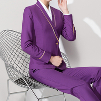 Uniforme de ligne aérienne pour femmes pilote de l'air hôtesse de l'air équipage de cabine hôtesse de l'air uniformes de compagnies aériennes manteau de luxe
