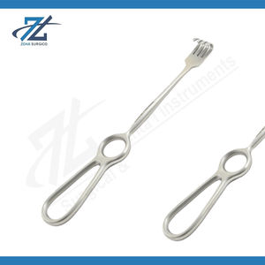 Retractor Quirúrgico Manual de Acero Inoxidable de Alta Calidad, 203 mm de Largo, 4 Puntas, para Uso en Cirugía General, Certificado CE, Fabricante - Product Image 2
