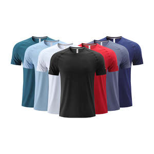 Camisetas de poliéster para hombres Tela transpirable Desgaste duradero OEM ODM Directo de fábrica Proveedor al por mayor Diseño personalizado - Product Image 1