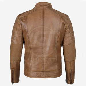 Chaqueta de Cuero de Moda Más Vendida, Chaqueta de Cuero de Nueva Llegada, Chaqueta de Cuero Informal para el Invierno - Product Image 6