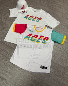 Hauts et chemises durables, respirants, antibactériens et à séchage rapide, ensembles de style sublimation avec nom d'équipe personnalisé, uniformes de baseball et de softball pour hommes - Product Image 6