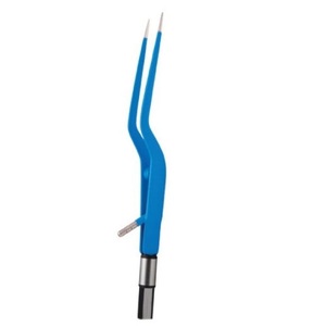 Pince bipolaire à angle droit de précision chirurgicale affinée avec pointe de 1.0mm longueur de 20.0cm idéale pour les procédures - Product Image 2