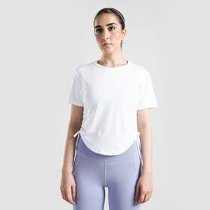 T-shirt court blanc Active Shape pour la gymnastique et le fitness - Product Image 1