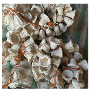 Adornos navideños de ratán rústico para la decoración del hogar de vacaciones Diseño de adornos navideños de ratán hechos a mano naturales - Product Image 5