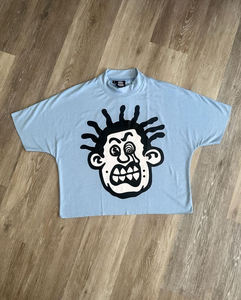 2025 New Summer <b>Men's</b> T-<b>Shirts</b> Boxy Fit 280 Heavy GSM Printed 100% Cotton Comfortable Styles T <b>Shirt</b> for <b>Men</b> - Product Image 2