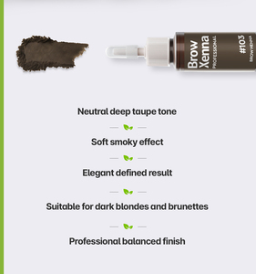 BrowXenna ®   Kit de Henna para Cejas con Base de Mezcla Hialurónica Incluida # 103 Rich Taupe - Product Image 2