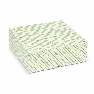 Rigid <b>Gift</b> <b>Box</b> 33x33x10 Cm-Recycled Materials Glossy Lamination Personalized-JEFF <b>Square</b> - Product Image 1